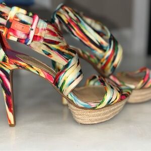 Gianni Bini Abrianna multi-color heels size 7.5